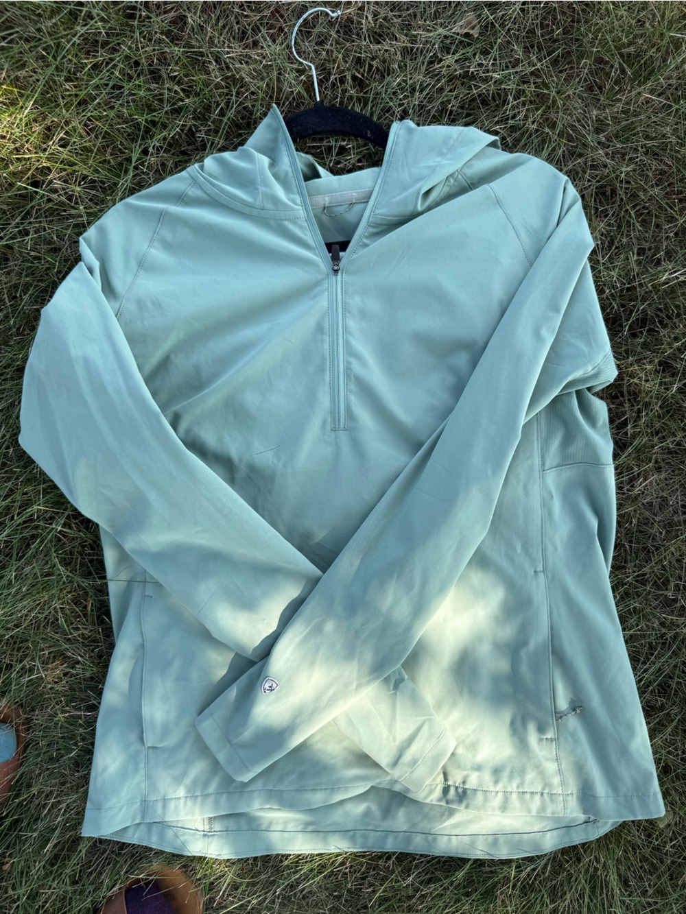 KÜHL WOMENS BANDITA 1/2 ZIP PULLOVER HOODIE SWEATSHIRT in medium